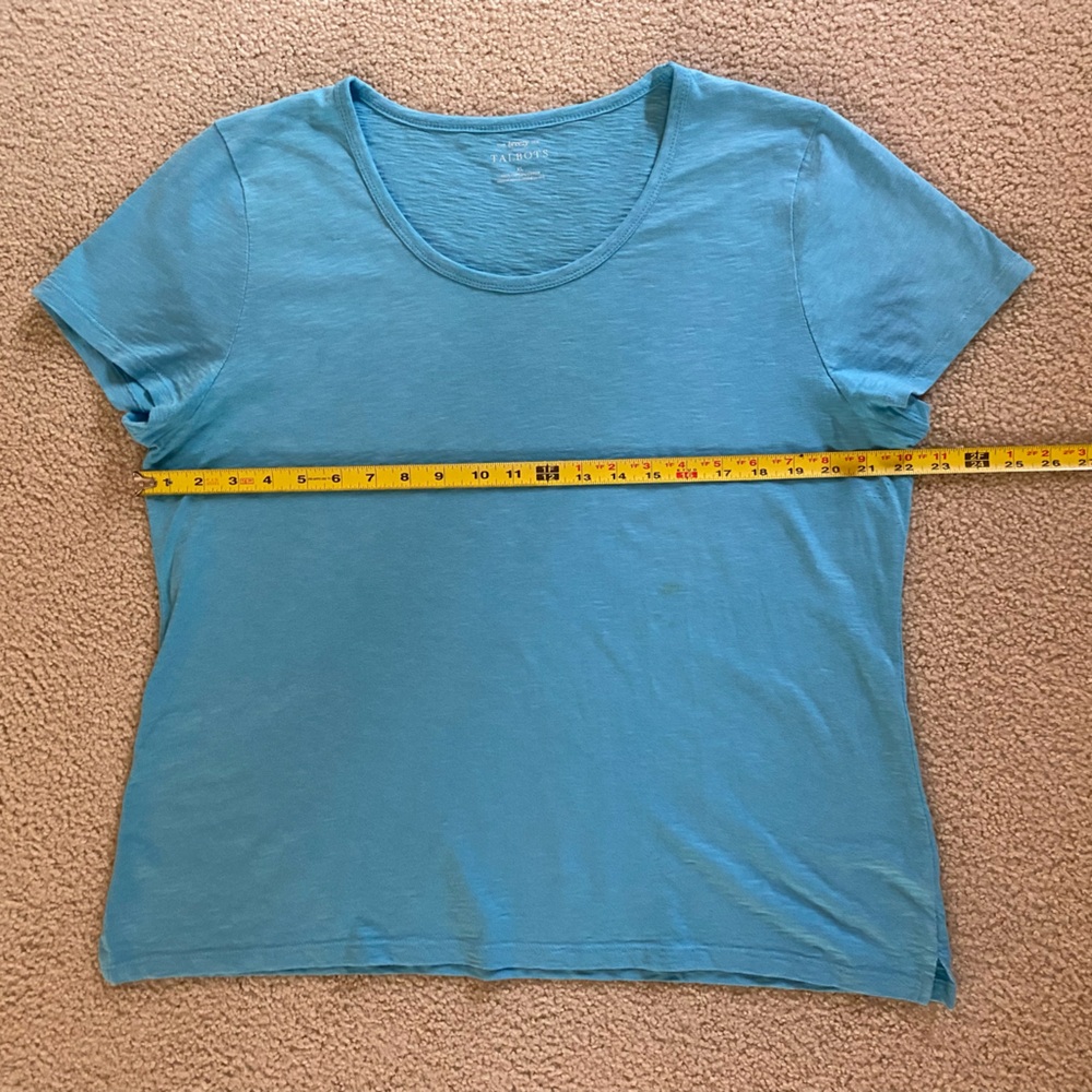 Talbots Scoop Neck Tee - Picture 5 of 5